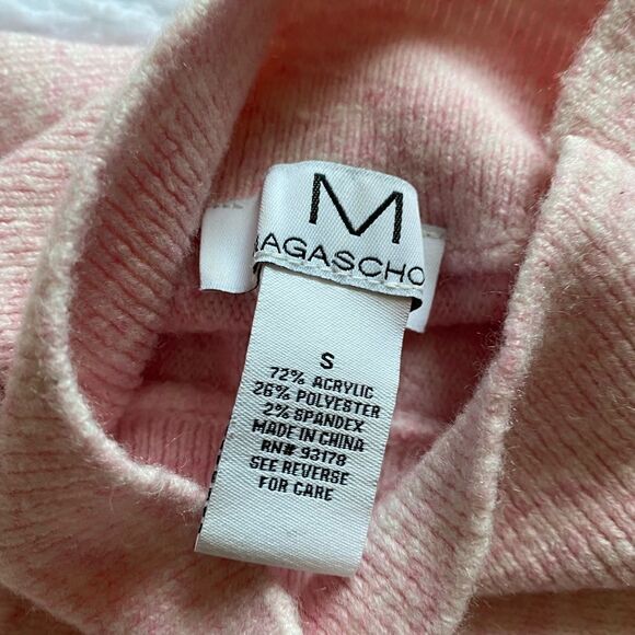 M Magaschoni Tunic Sweater Pink Womens Size Small - Picture 6 of 6